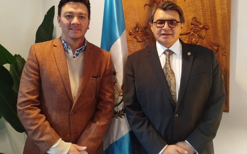 Embajador de Guatemala en Estados Unidos y Director General del IGM se reúnen para abordar asuntos en materia migratoria
