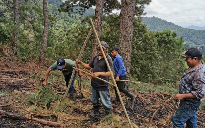 Prácticas de conservación de suelos protegerán recursos naturales en Sololá