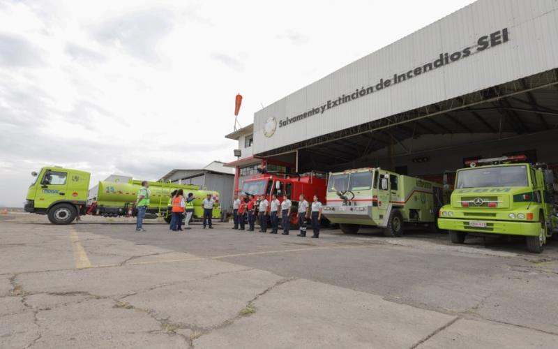  Servicio de Salvamento y Extinción de Incendios cuenta con nuevo espacio recupeado en el AILA