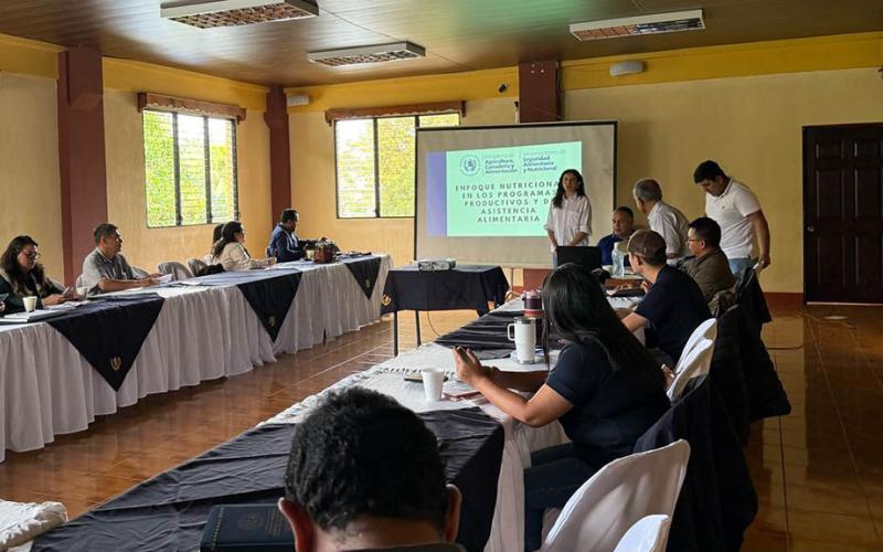 COAPED analiza acciones para seguridad alimentaria y el agro en Baja Verapaz