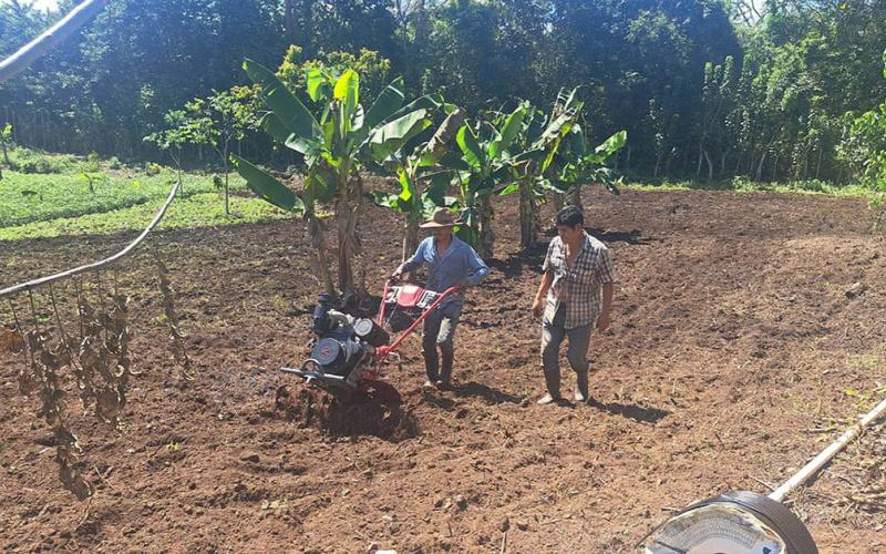 Implementan sistema de microriego en caserío Pito Real, Dolores