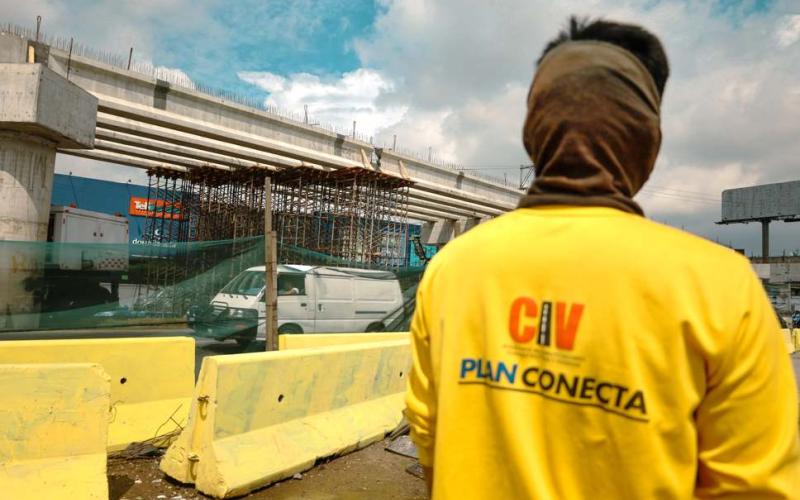 Paso a desnivel de calzada Roosevelt suma nueva estructura 