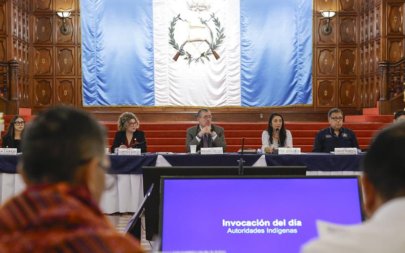 Gobierno impulsa activación económica junto a autoridades indígenas en la 16ª Asamblea Nacional de Diálogo de Alto Nivel 
