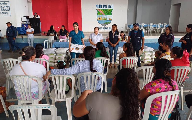 Fortalecen atención y capacitación a familias con niños en desnutrición aguda