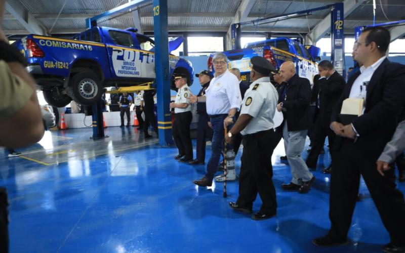 Refuerzan con dotación de vehículos reparados a la PNC