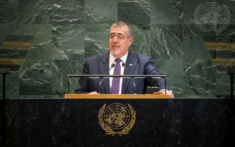 Presidente Bernardo Arévalo ante la ONU