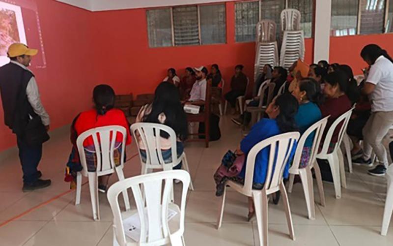 Productoras de Totonicapán capacitadas para mejorar sus cultivos