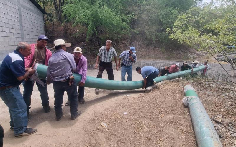 Productores de limón de El Progreso beneficiados con sistema de riego