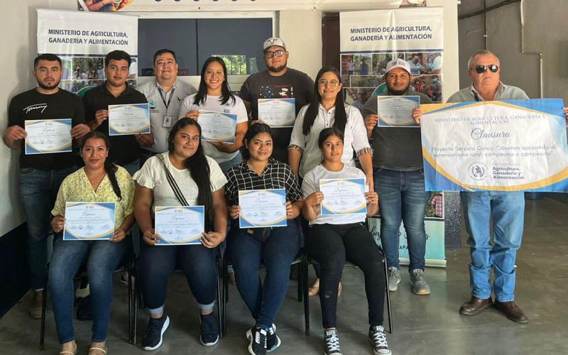 Culmina ciclo del Servicio Cívico de 405 jóvenes 