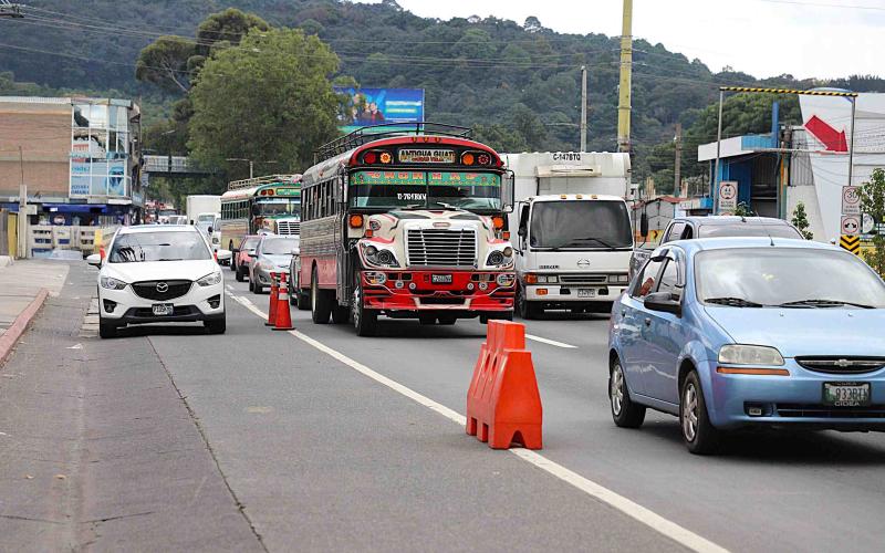 Evalúan implementación de carril reversible a la altura de San Lucas (CA-1 Occidente)