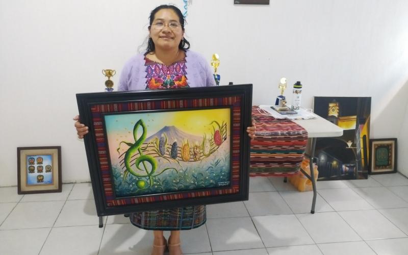 concurso de pintura San Juan Comalapa