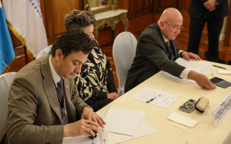 Firma de convenio