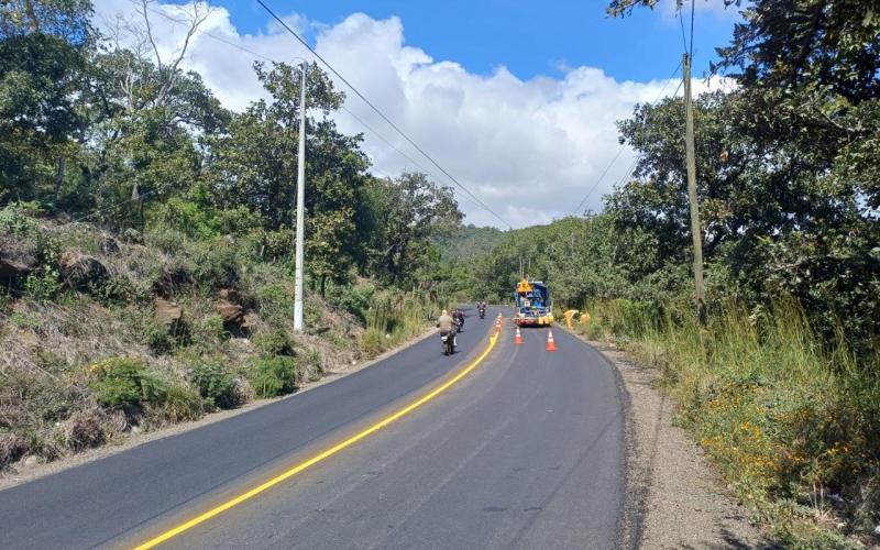 Nuevas señales para un camino más seguro entre Jalapa y El Progreso, Jutiapa