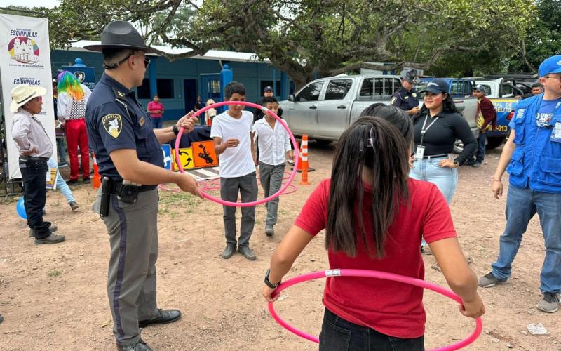 Un día en Monteros: enseñando, jugando y aprendiendo sobre seguridad vial