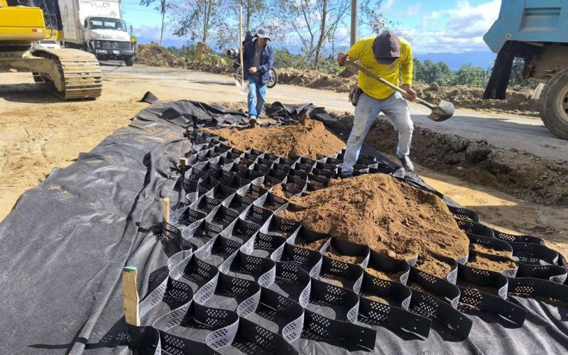 Covial recupera tramo hundido entre Totonicapán y Huehuetenango