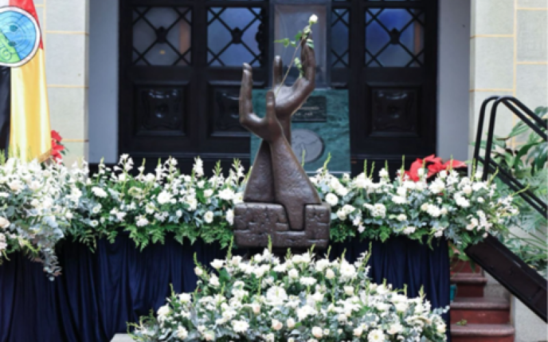 Conmemoran el 29 aniversario de la Firma de la Paz
