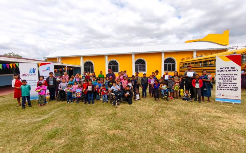 Cubulco celebra el Día Internacional de las Personas con Discapacidad con arte comunitario