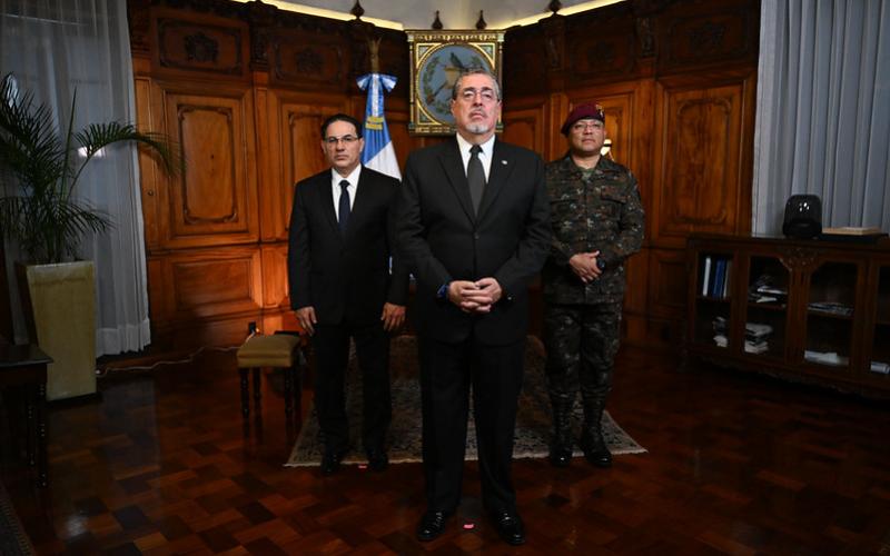 Presidente Bernardo Arévalo en cadena nacional
