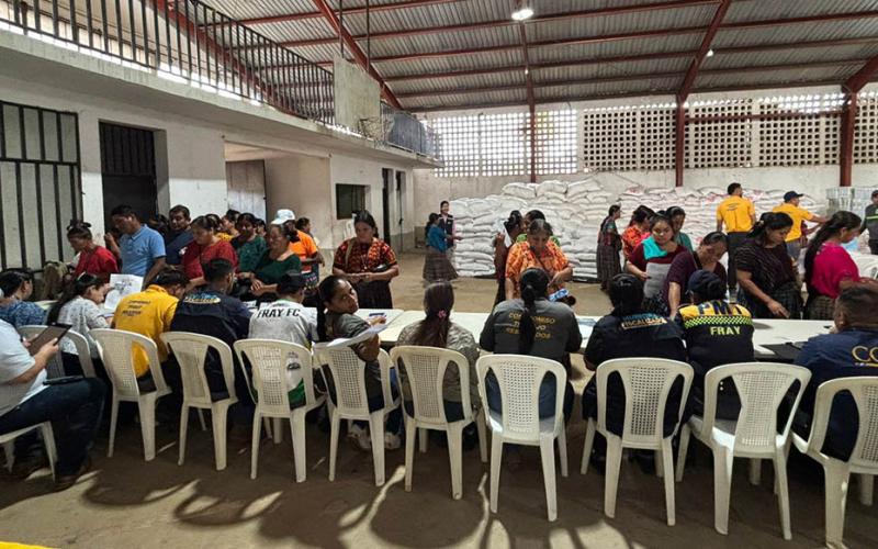 Alimentos llegan a familias en situación de vulnerabilidad de Suchitepéquez y Alta Verapaz