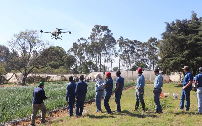 Estudiantes fortalecen competencias técnicas mediante el uso de drones agrícolas