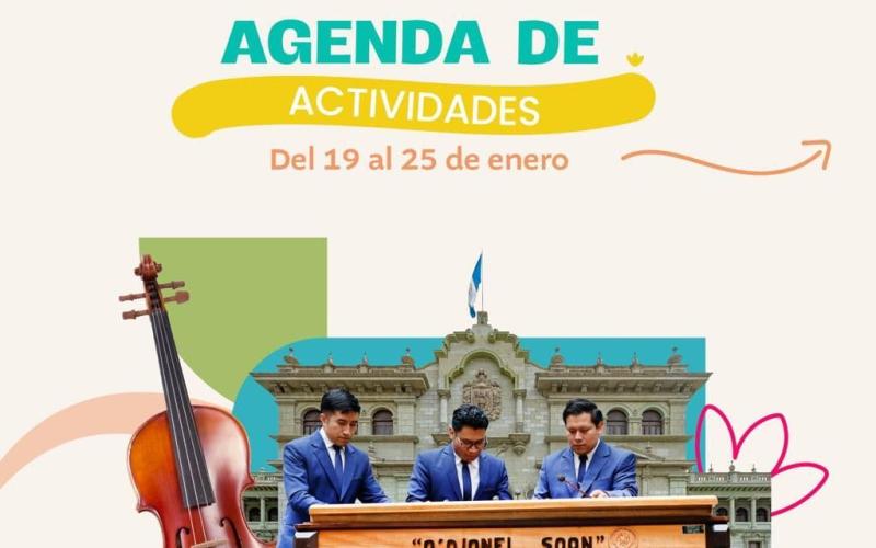 Agenda de actividades del 19 al 25 de enero