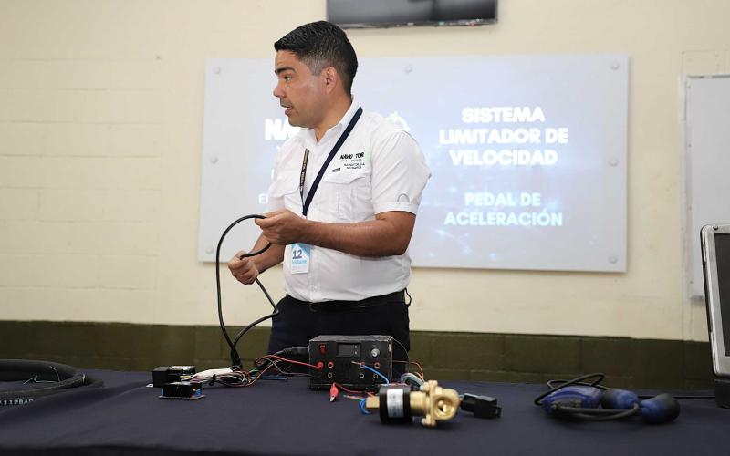 Empresas presentan dispositivos del Sistema Limitador de Velocidad ante PROVIAL, DGT y la Dirección de Tránsito de la PNC