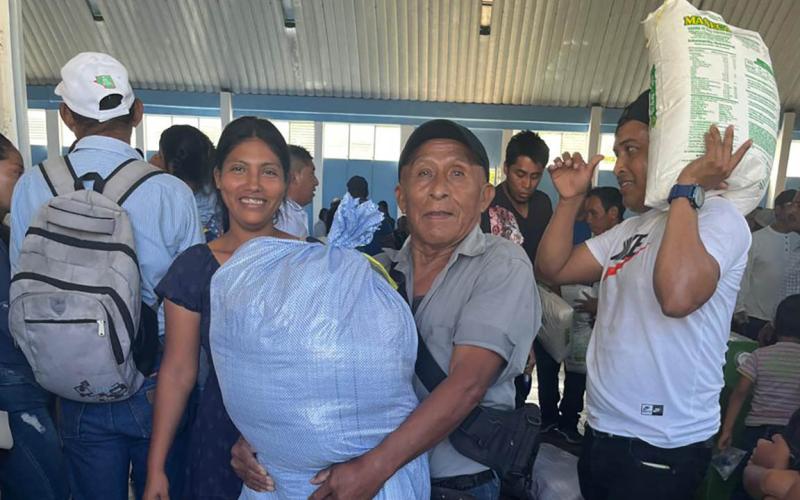 Alimentos llegan en tiempo a las mesas de familias necesitadas 