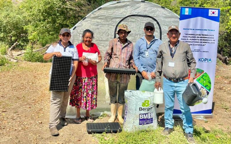 Proyecto KOPIA apoya fortalecimiento de capacidades productivas de grupos CADER 