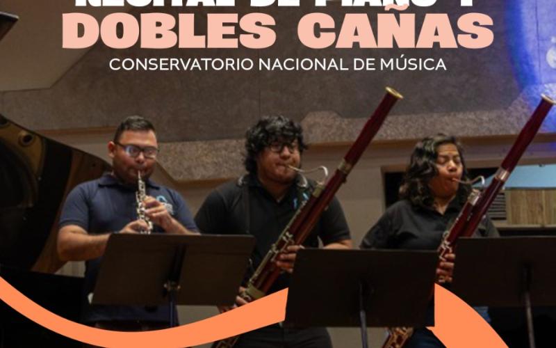 Recital de Piano y Dobles Cañas en el Conservatorio Nacional de Música