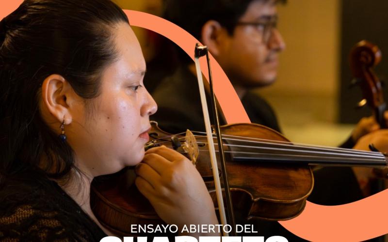 Cuarteto Primavera realiza ensayo abierto en el Palacio Nacional de la Cultura
