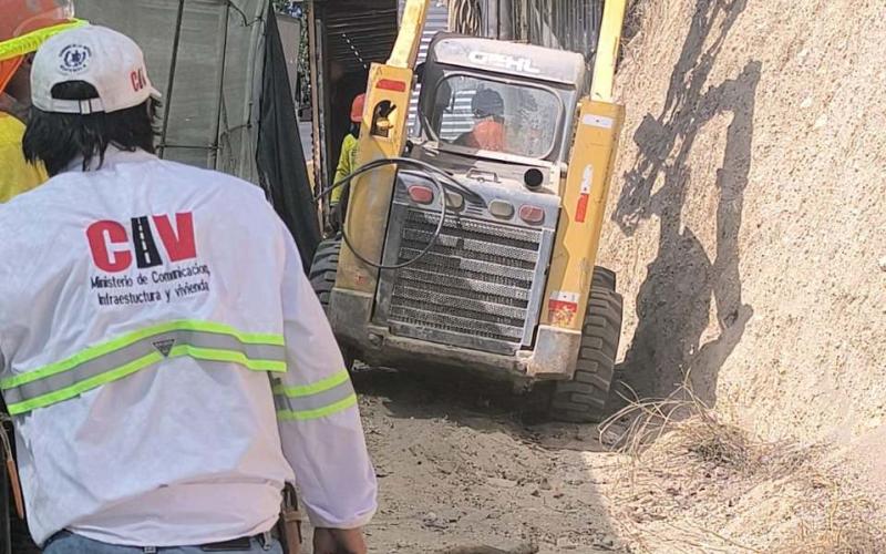Protegen el talud en la cuesta de Villalobos para mayor seguridad vial