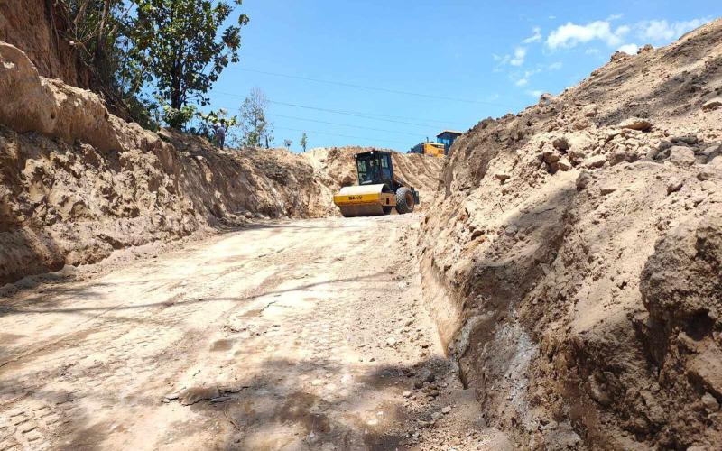 Continúan las labores en el km 189 de la CITO-180 