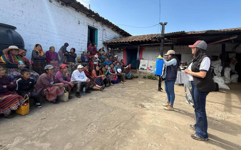 Fortalecen capacidades agrícolas y nutricionales en comunidades de San Andrés Xecul