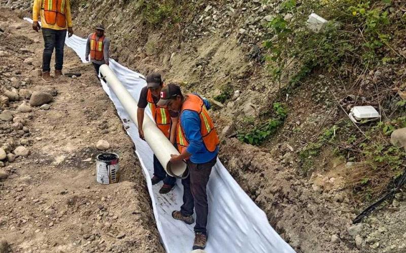 Avanzan trabajos en La Conora, Jutiapa