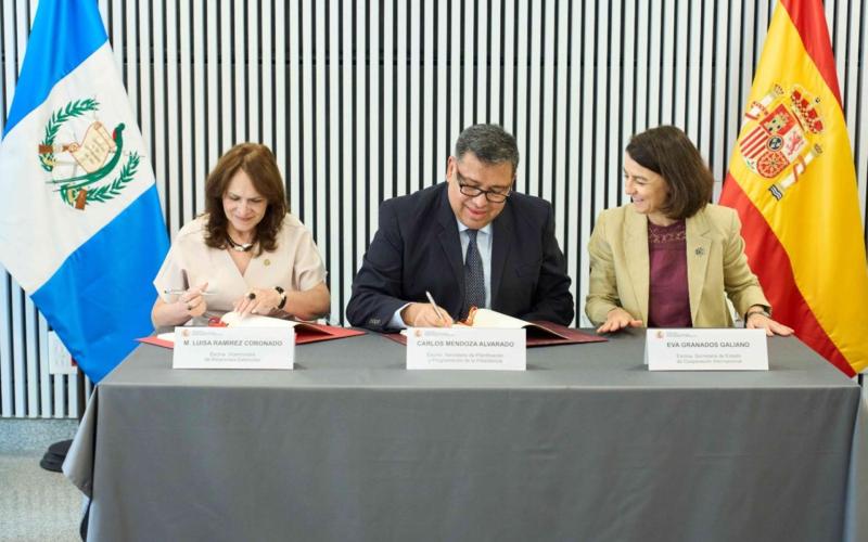 Firma del Marco de Asociación para el Desarrollo Sostenible Guatemala-España 2026-2030