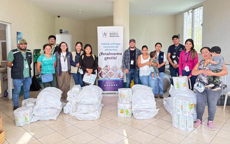 Alimentos llegarán a más de mil familias con niños en situación de desnutrición aguda