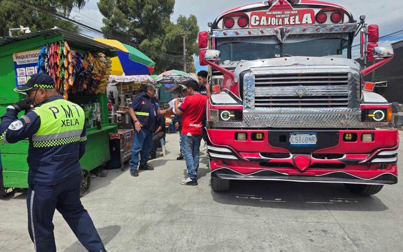Refuerzan acciones para un transporte más seguro en Quetzaltenango