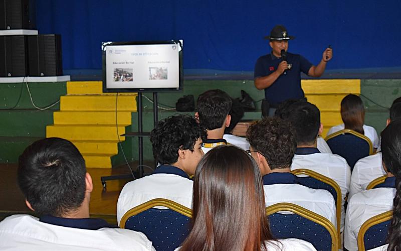 Jóvenes de Chiquimula aprenden que llegar seguro también es parte del viaje