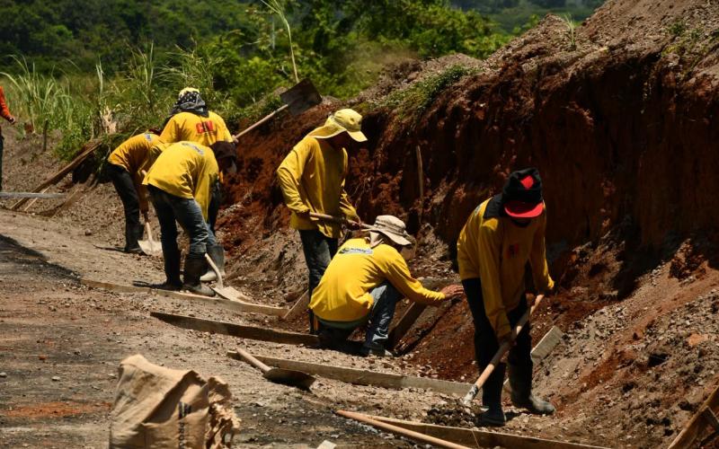 Avanzan trabajos en el Anillo Regional C-50 en Escuintla