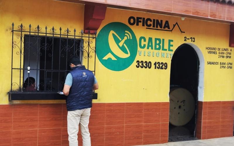 Supervisiones de cableoperadoras llegan a Chimaltenango