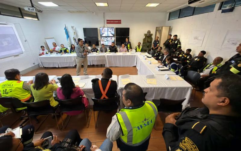 Simulacro fortalece respuesta ante emergencias en el Aeropuerto Internacional La Aurora
