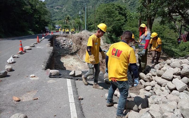 CIV atiende 124 emergencias por lluvias para proteger la movilidad en las comunidades