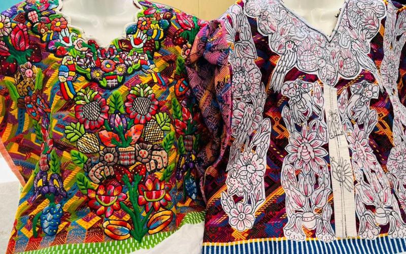 Estudiantes de la escuela de Ixtagel revitalizan su identidad a través del arte textil sampedrano