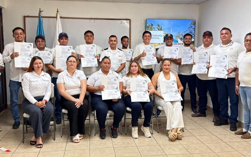 Mintrab concluye con éxito curso de formación para Marino Mercante