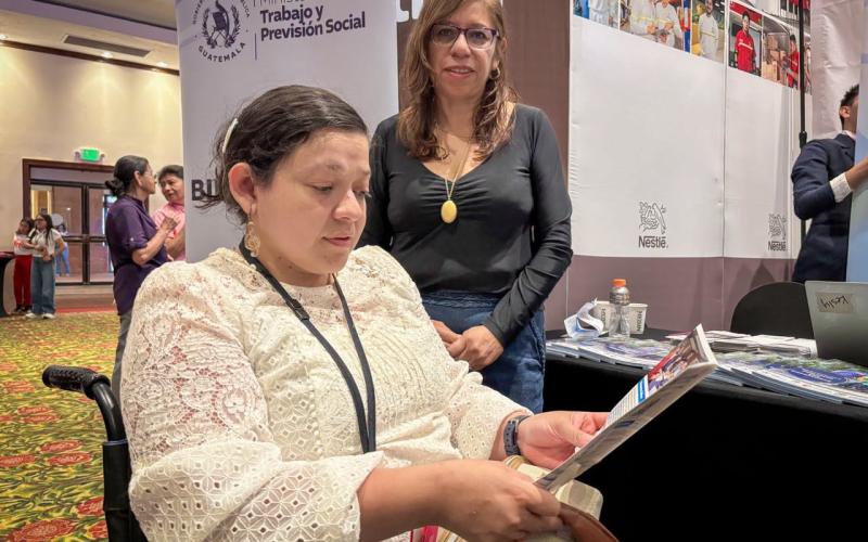 Mintrab participa en Feria de Empleo para Personas con Discapacidad