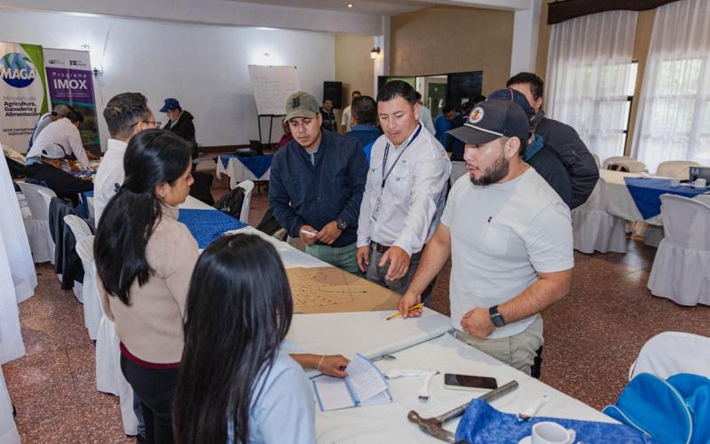 Taller regional impulsan gestión sostenible del recurso hídrico y suelo en Huehuetenango
