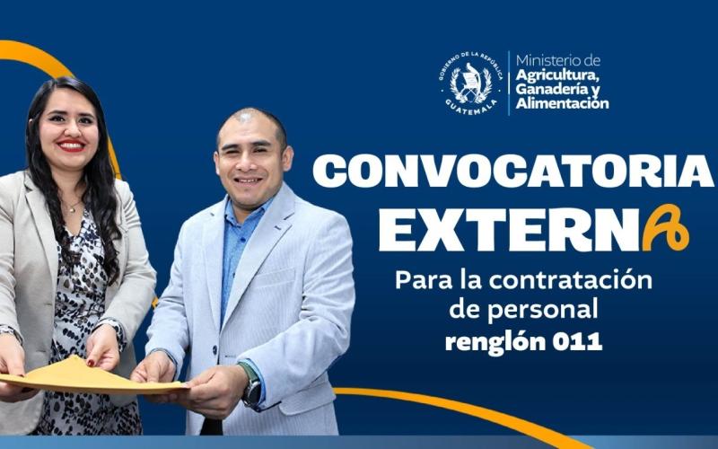 Convocatoria externa para la contratación de personal renglón 011