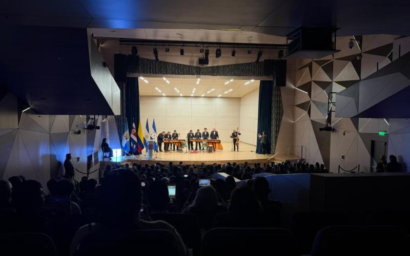 La Marimba de Concierto del Palacio Nacional de la Cultura lleva nuestra sonoridad a Colombia