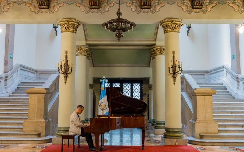 Concierto gratuito “El piano y la identidad guatemalteca” se celebrará en el Palacio Nacional