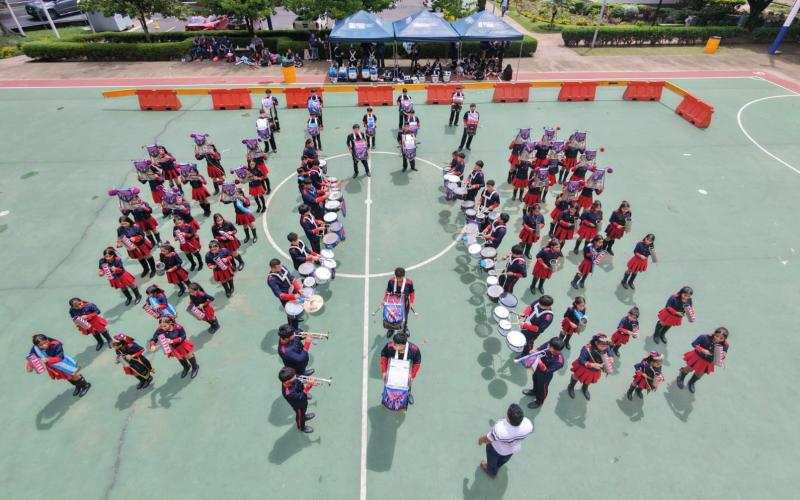 Campo Marte cierra el mes patrio con una presentación de bandas